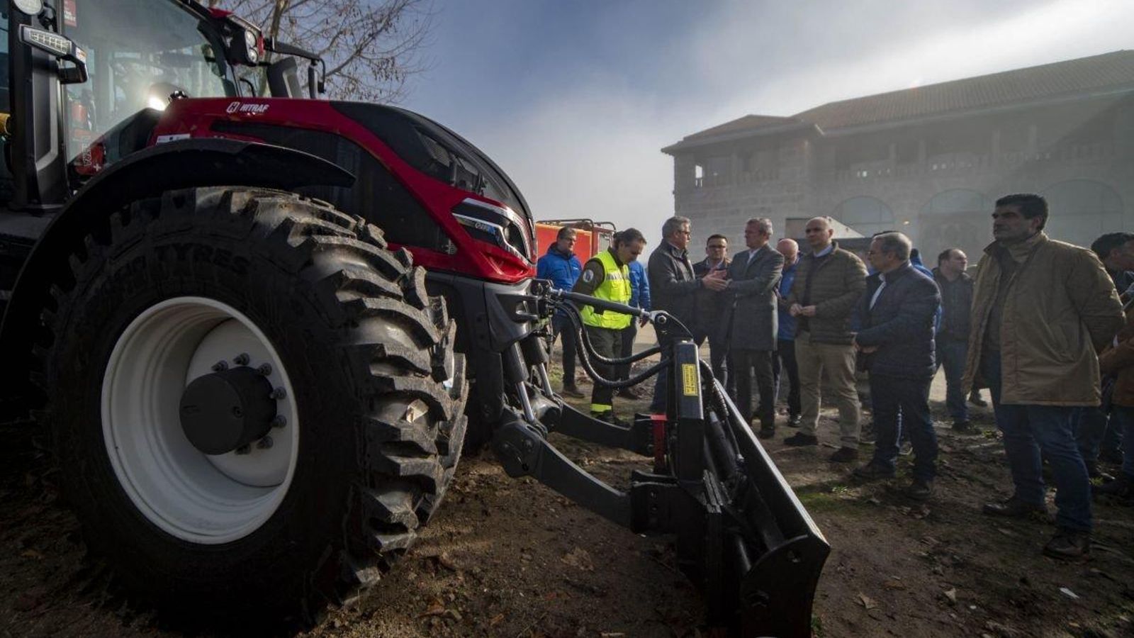 Uno de los 14 “batracios” entregados ayer.