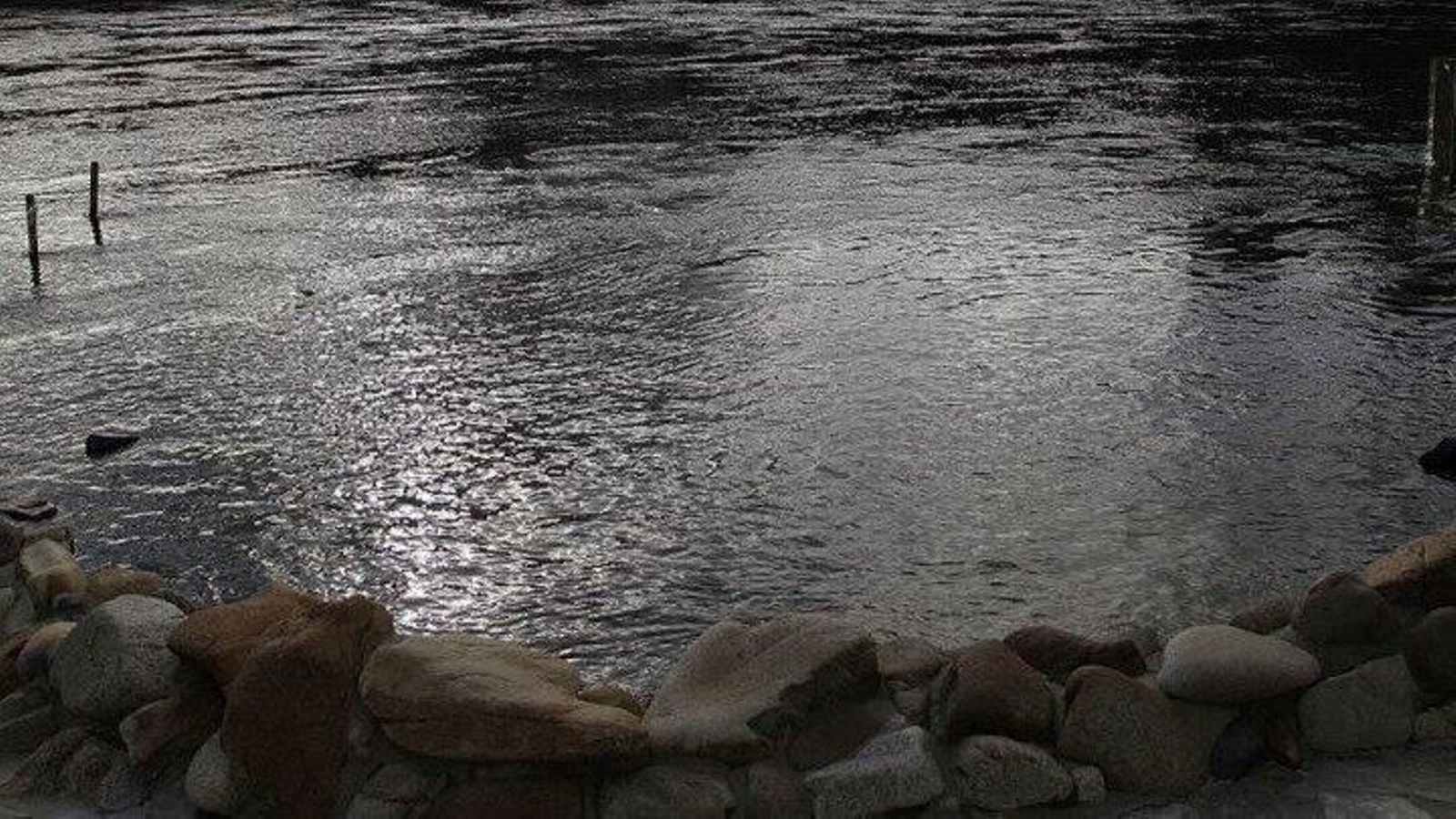 Las termas sumergidas.