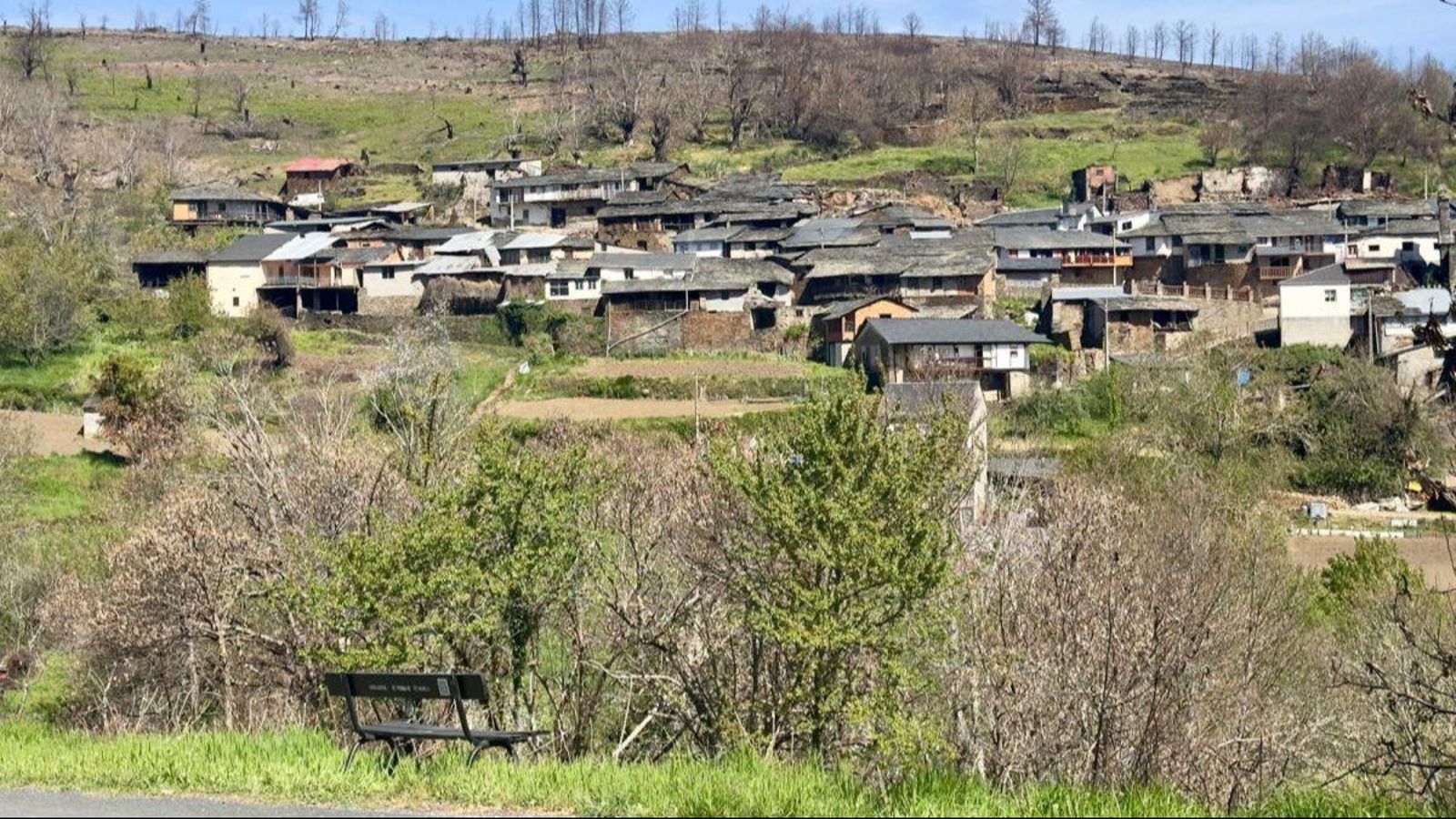 Imagen de la aldea de Cernego.