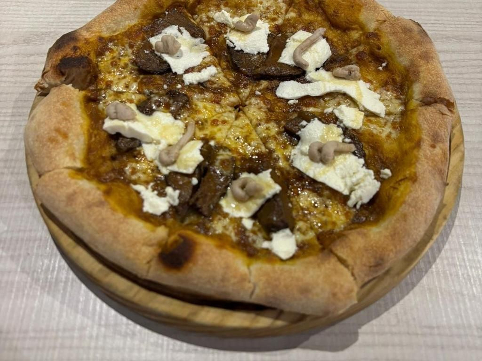 La pizza 'Fuoco Galego', de A casa do Gato.