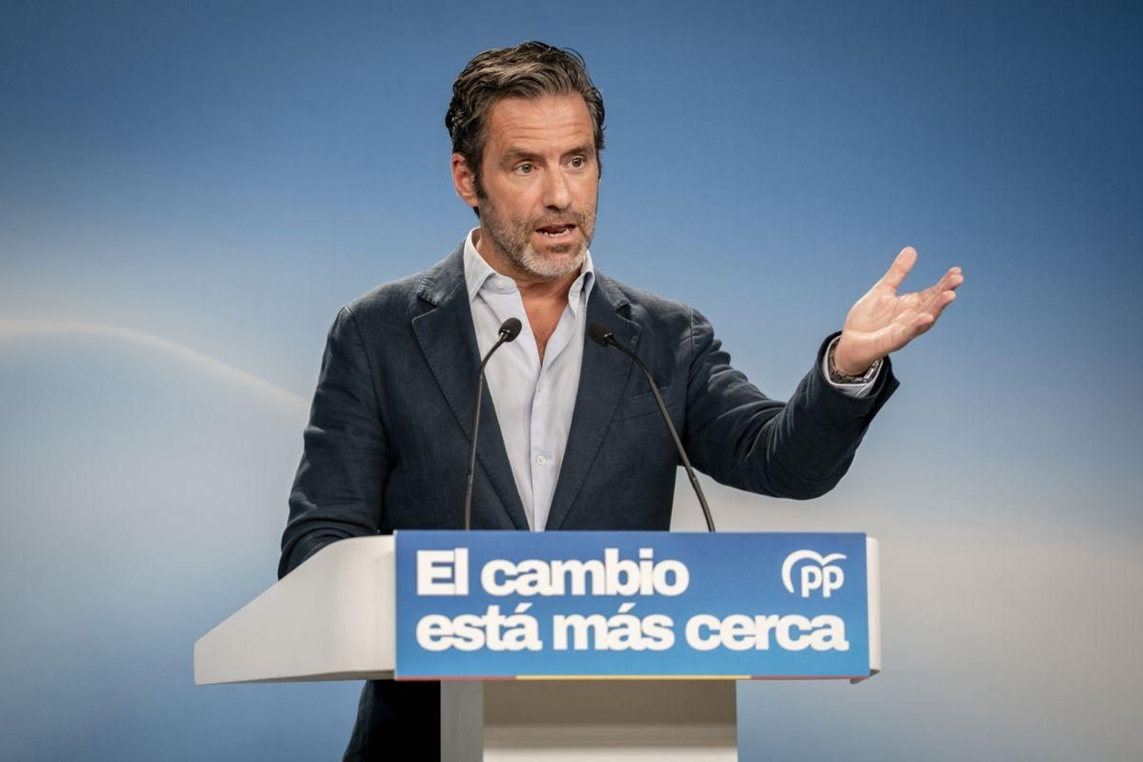 El portavoz nacional del Partido Popular, Borja Sémper, ayer.