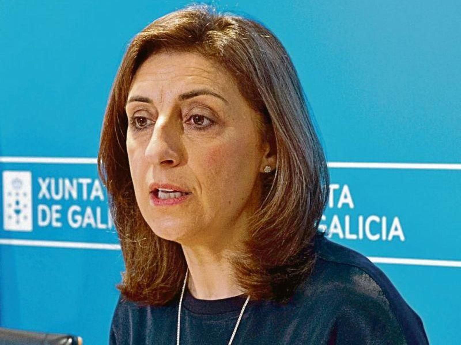 La conselleira Ángeles Vázquez.