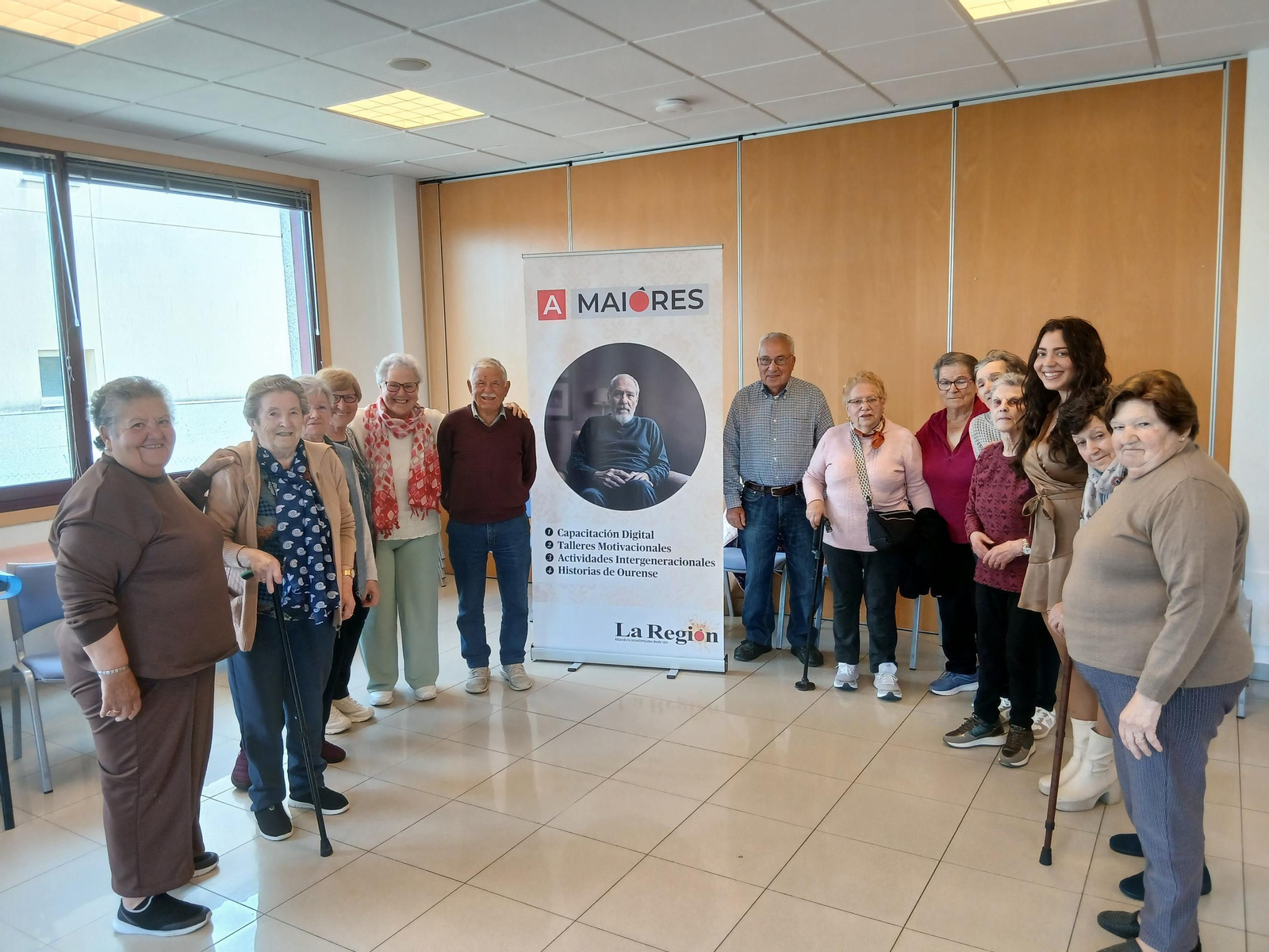 Los asistentes a la última actividad del programa A Maiores en este Concello.
