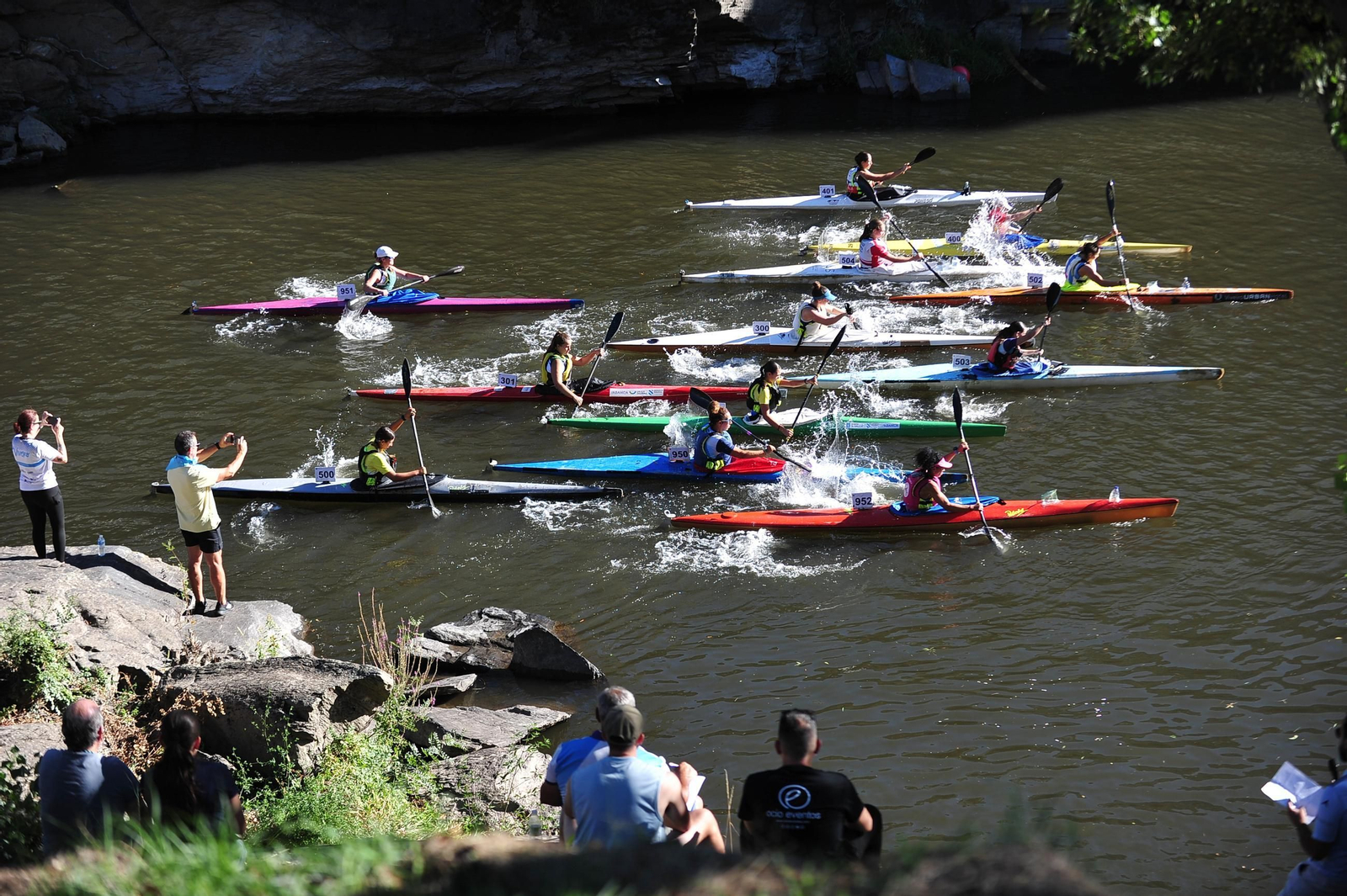 Galería | El Club Fluvial O Barco dominó el Descenso del Sil