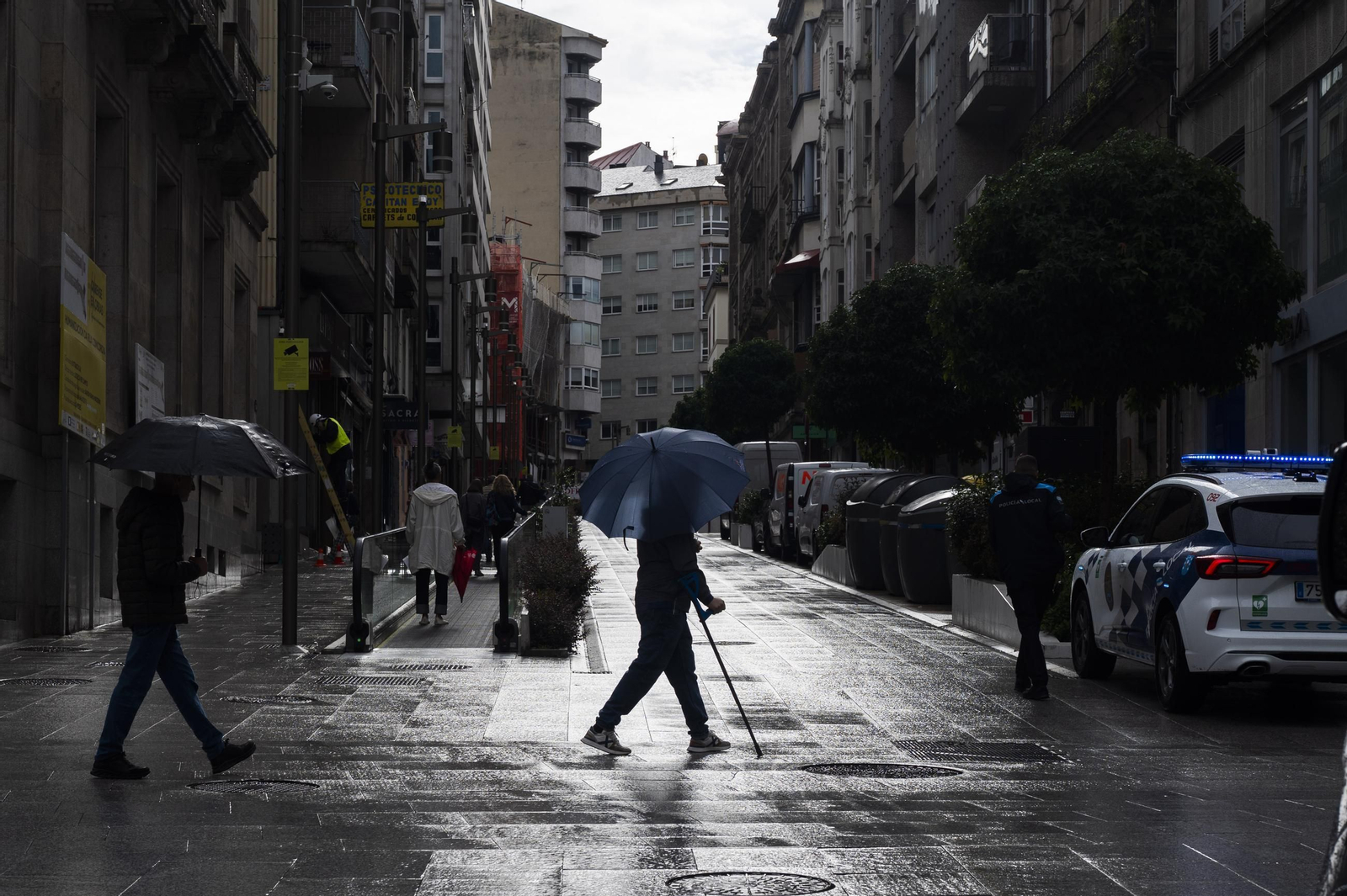 Galería | Otra tarde de agosto pasada por agua en Ourense