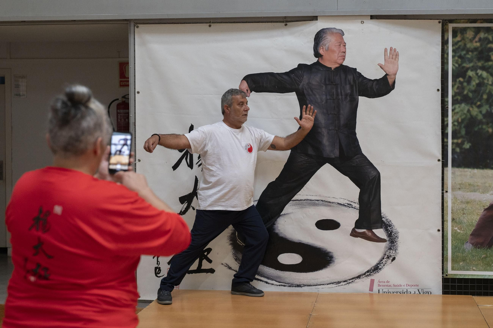 Galería | Los ourensanos disfrutan del maestro Fu Qing Quan en fin de semana llenó de taichi