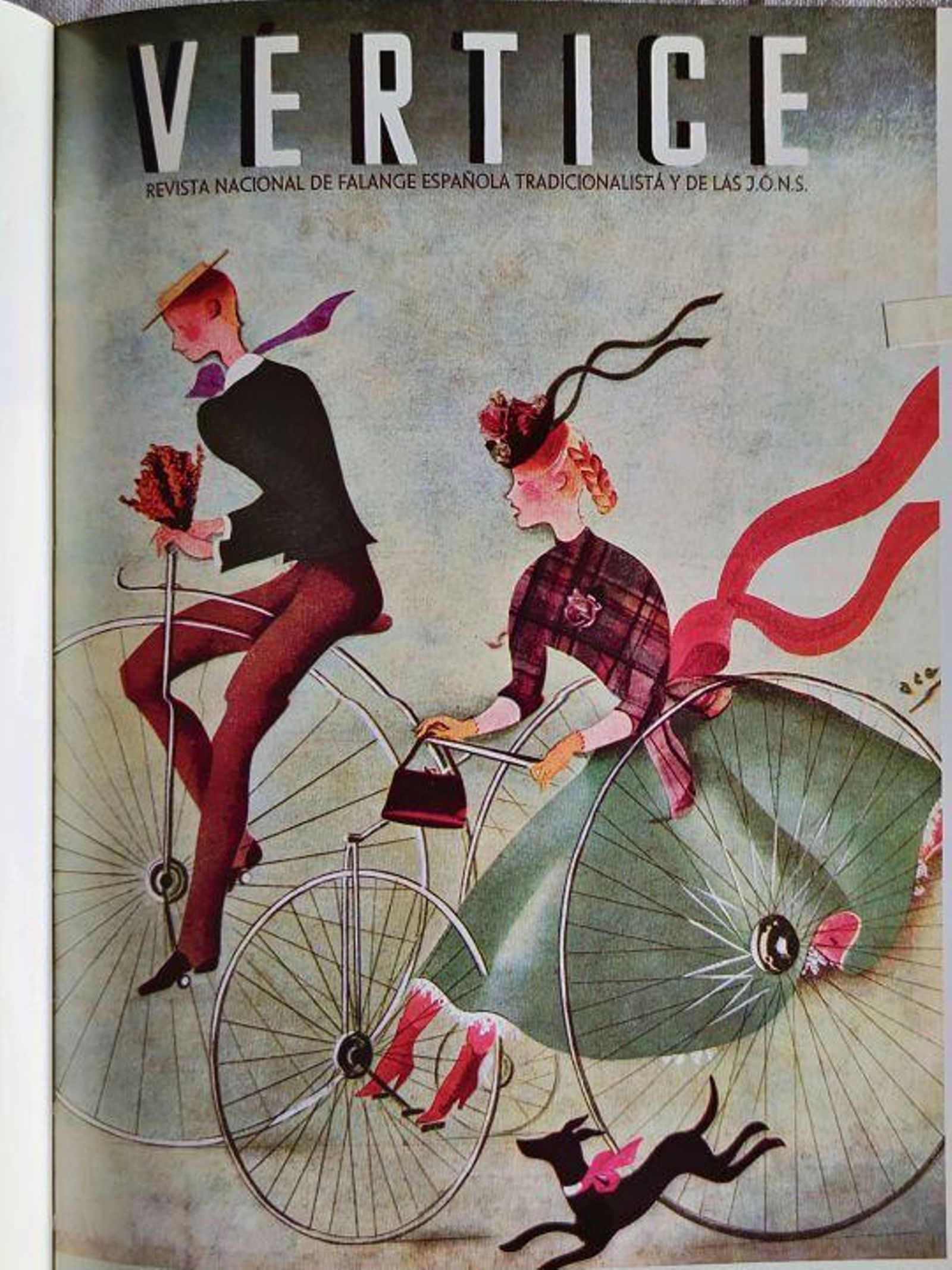 Portada de una revista de Falange.