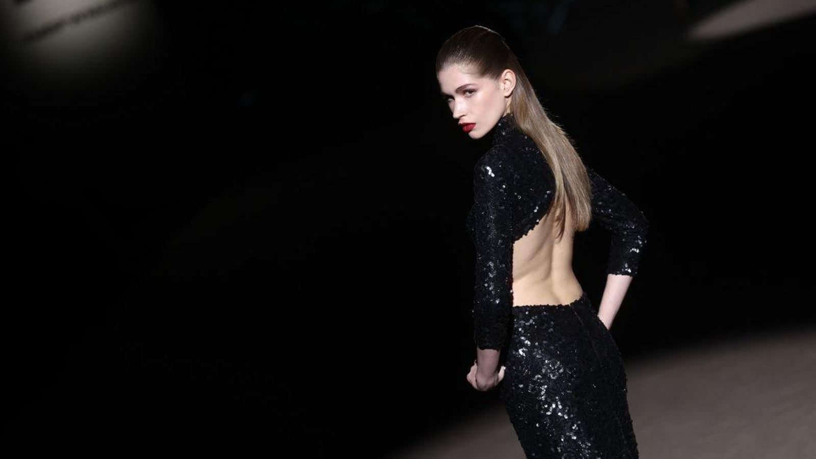 Desfile de Hannibal Laguna durante la Mercedes-Benz Fashion Week.