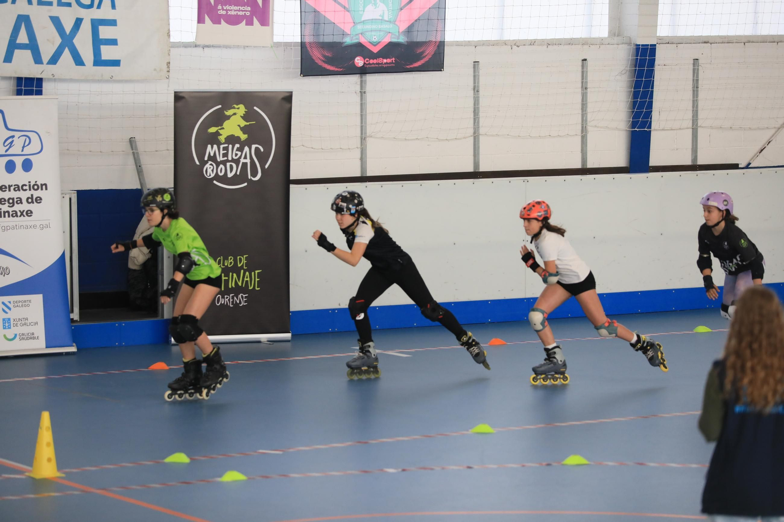 Galería | A Carballleira disfruta de una gran jornada la Liga Gallega Freestyle de patina, en imágenes