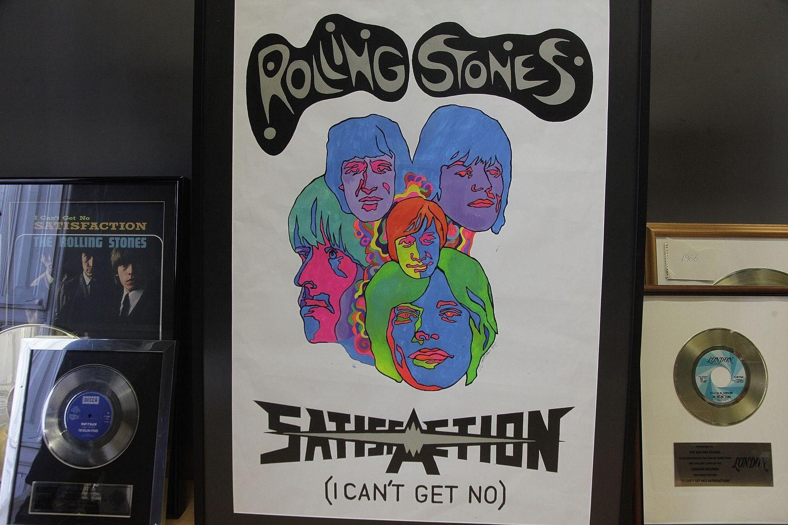 Piezas de la exposición The Rolling Stones // FOTOS: MIGUEL ÁNGEL