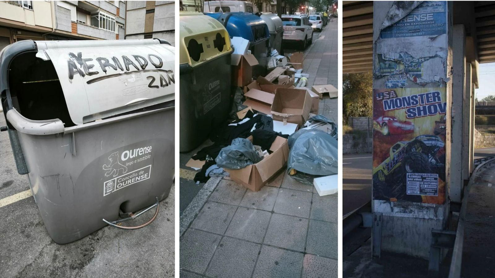 Las denuncias de los vecinos de Ourense de este miércoles, 28 de octubre.