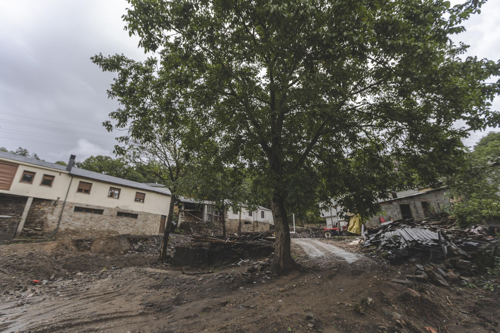 Galería | Viana do Bolo vuelve revivir las riadas de junio tras las intensas lluvias