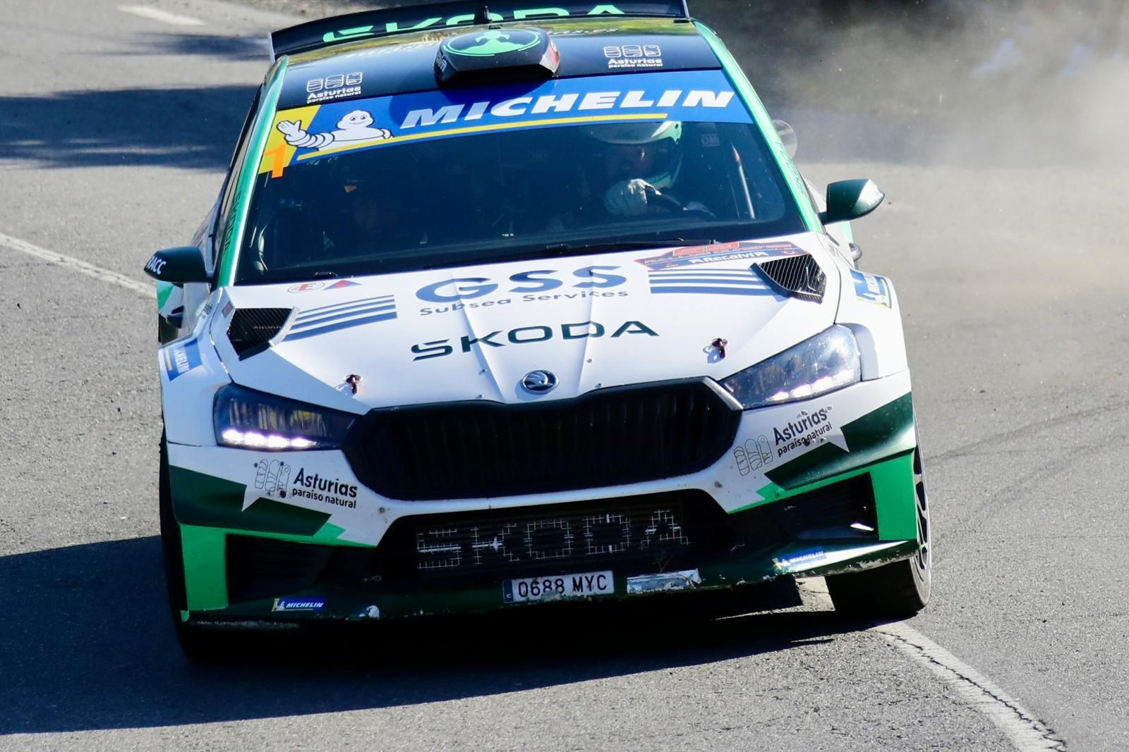 Galería | El tramo de Taboadela marca el inicio del segundo día del Rally de Ourense 2026, en fotos