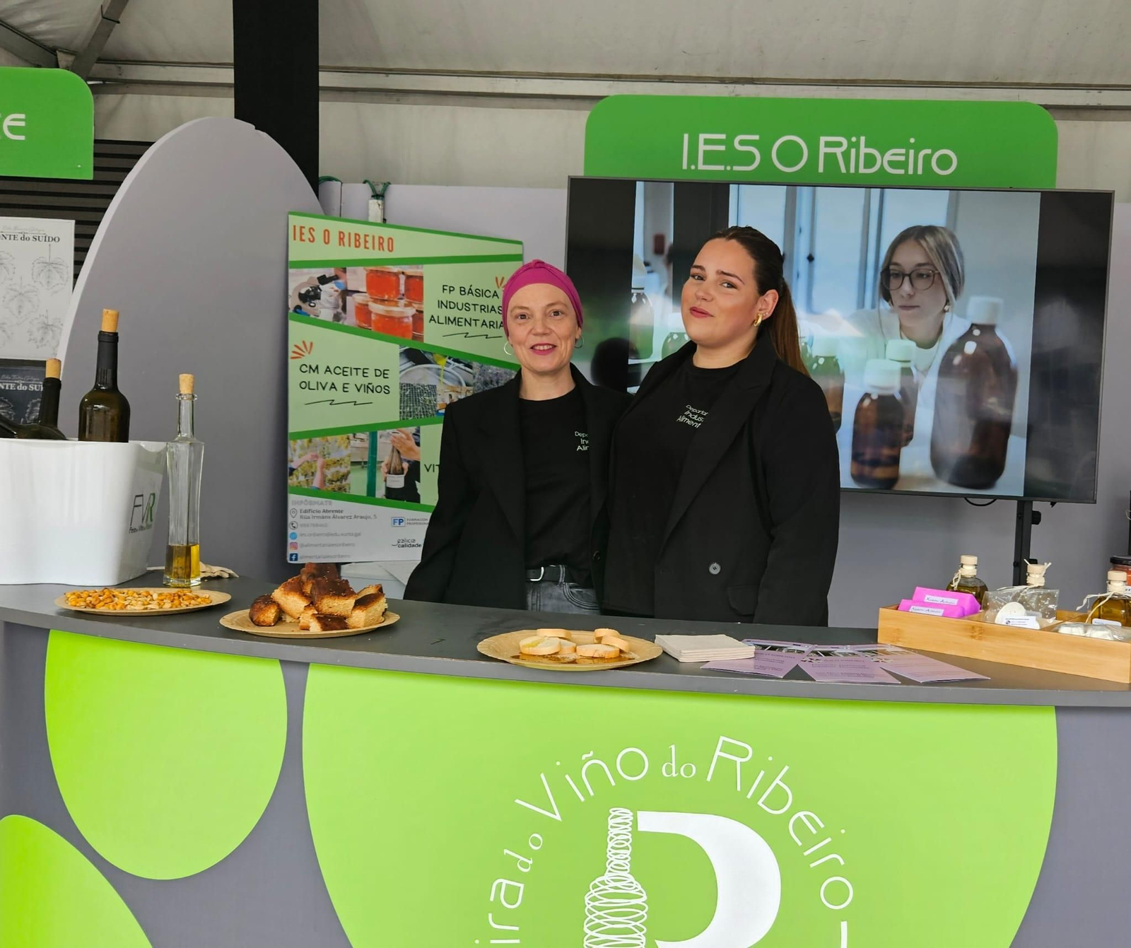 O IES O Ribeiro participou na Feira do Viño de Ribadavia