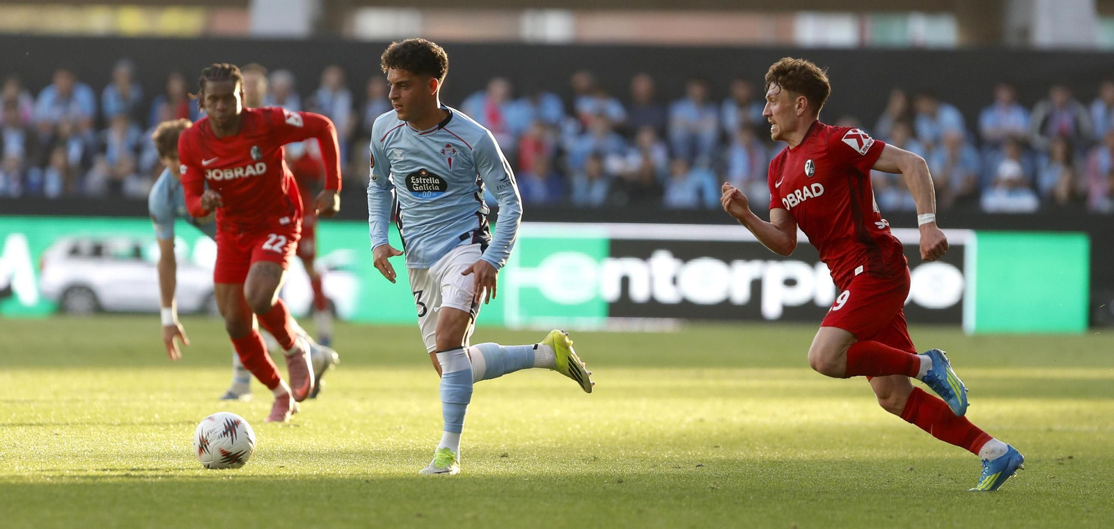 Galería | La goleada del Friburgo puso fin al sueño europeo del Celta