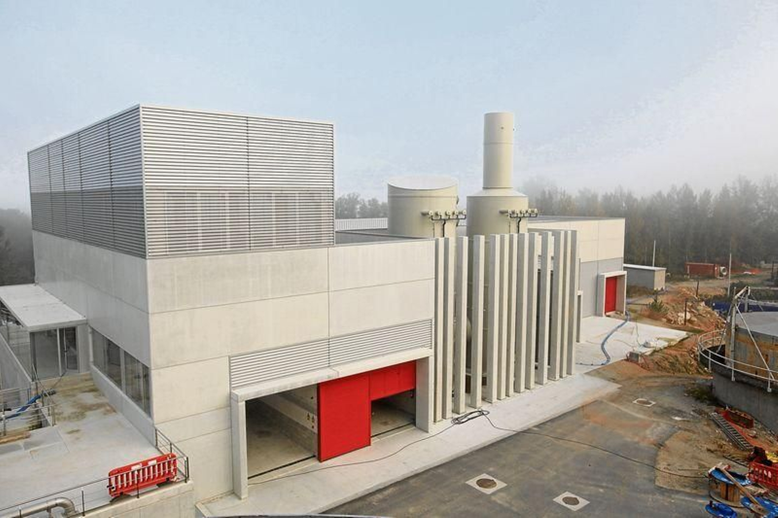 Estación depuradora de Viaqua en Reza. JOSÉ PAZ.