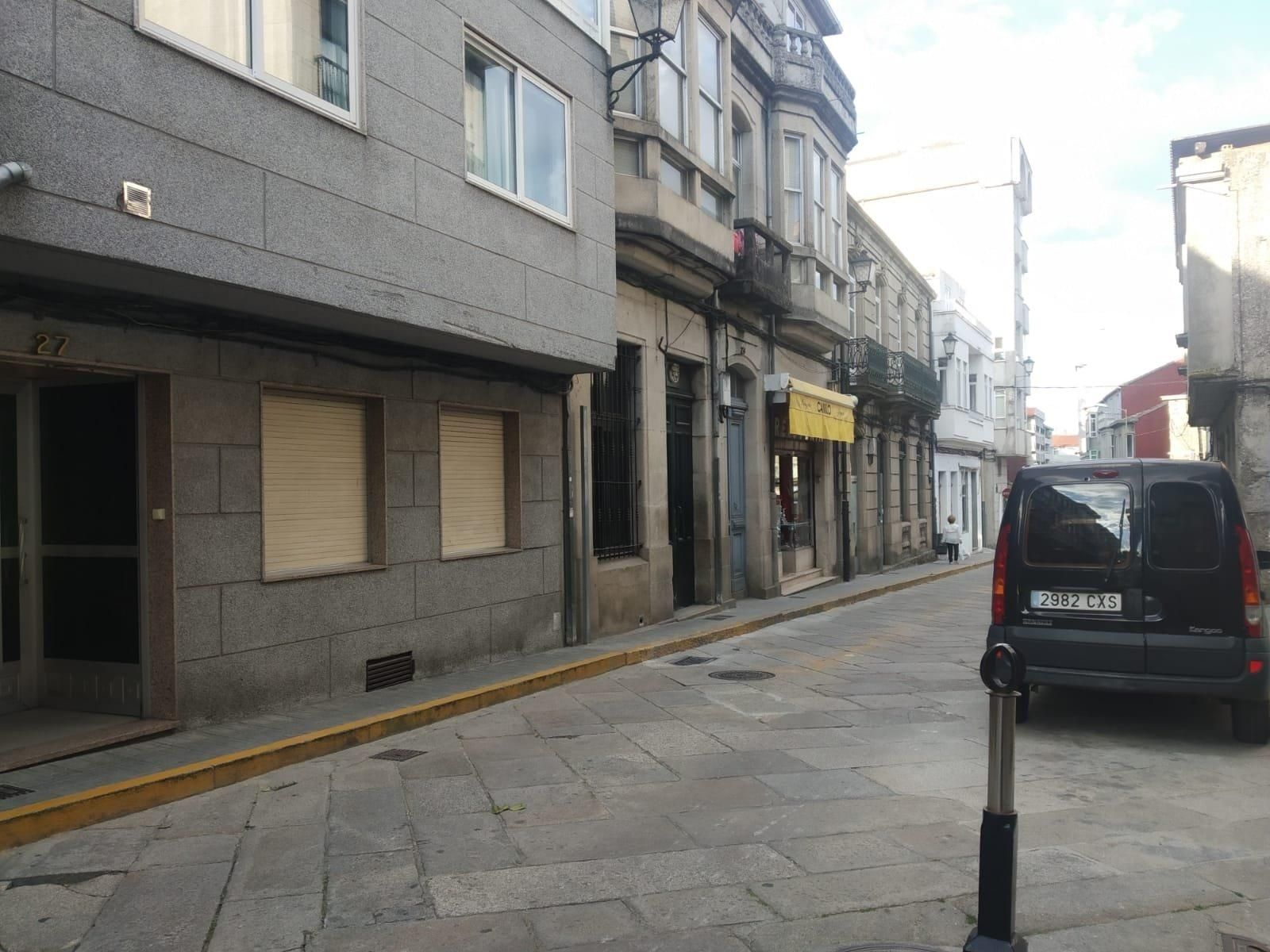 Estado actual da rúa Colón, onde se situaba este Hospital de Peregrinos.