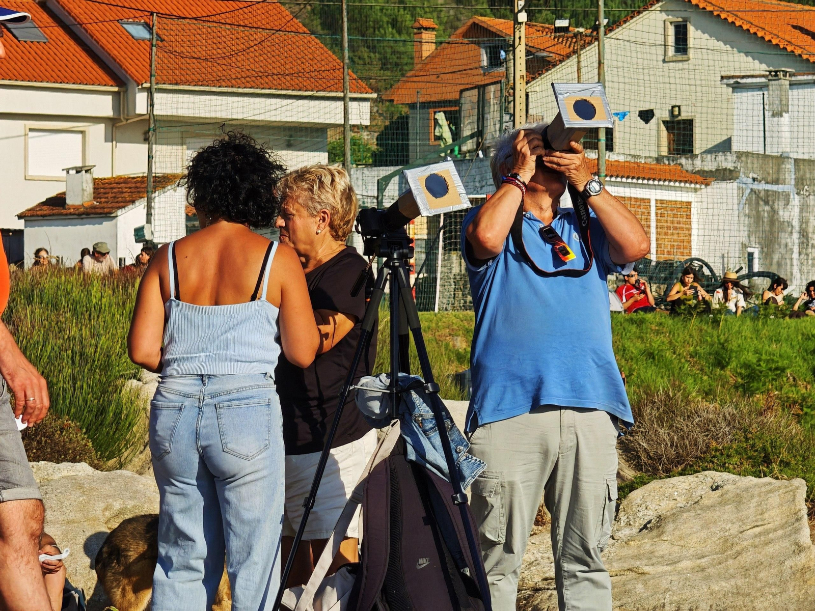Galería | Así vivió Vigo y su área el histórico eclipse total