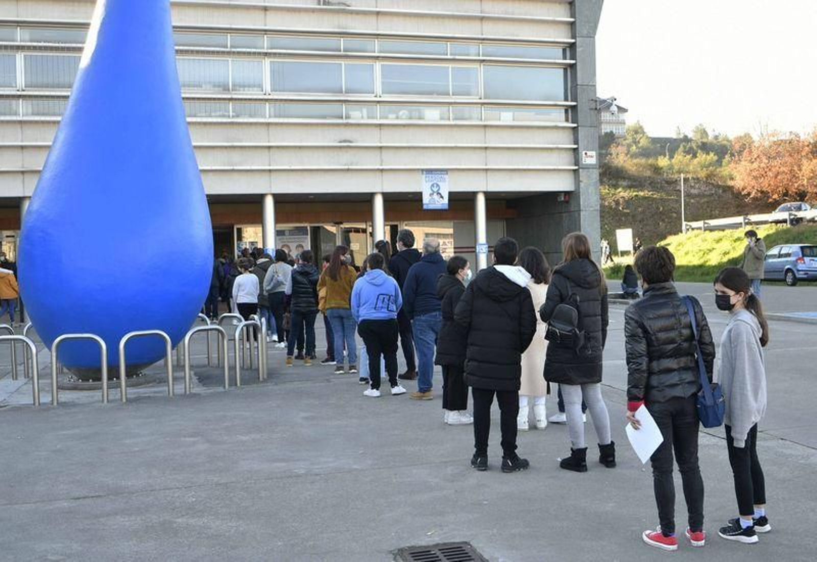 Primera jornada de la vacunación infantil en Expourense // FOTO: XESÚS FARIÑAS