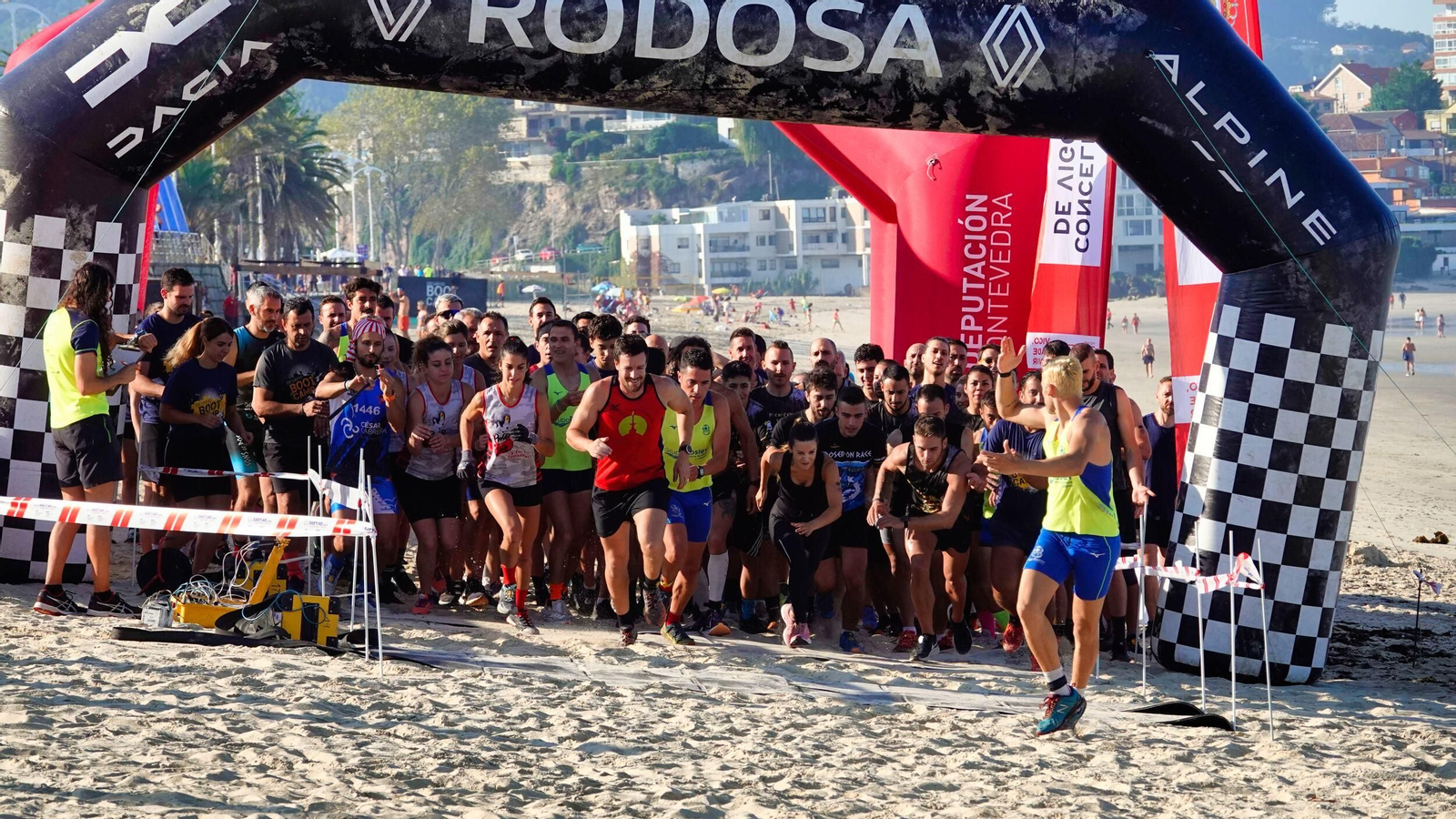 Participantes en el desafío Boot Camp en Samil.