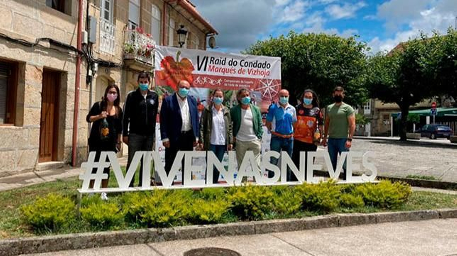 La prueba fue presentada ayer por los tres alcaldes.