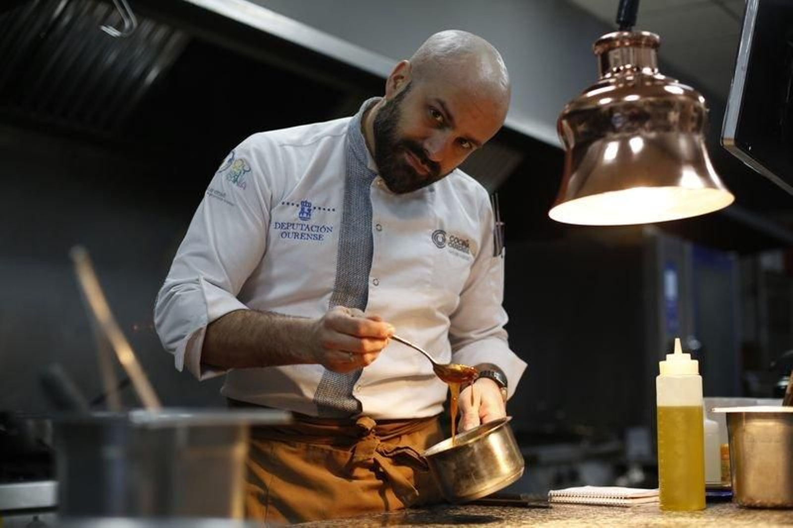 El cocinero Gerson Iglesias
Foto: Xesús Fariñas