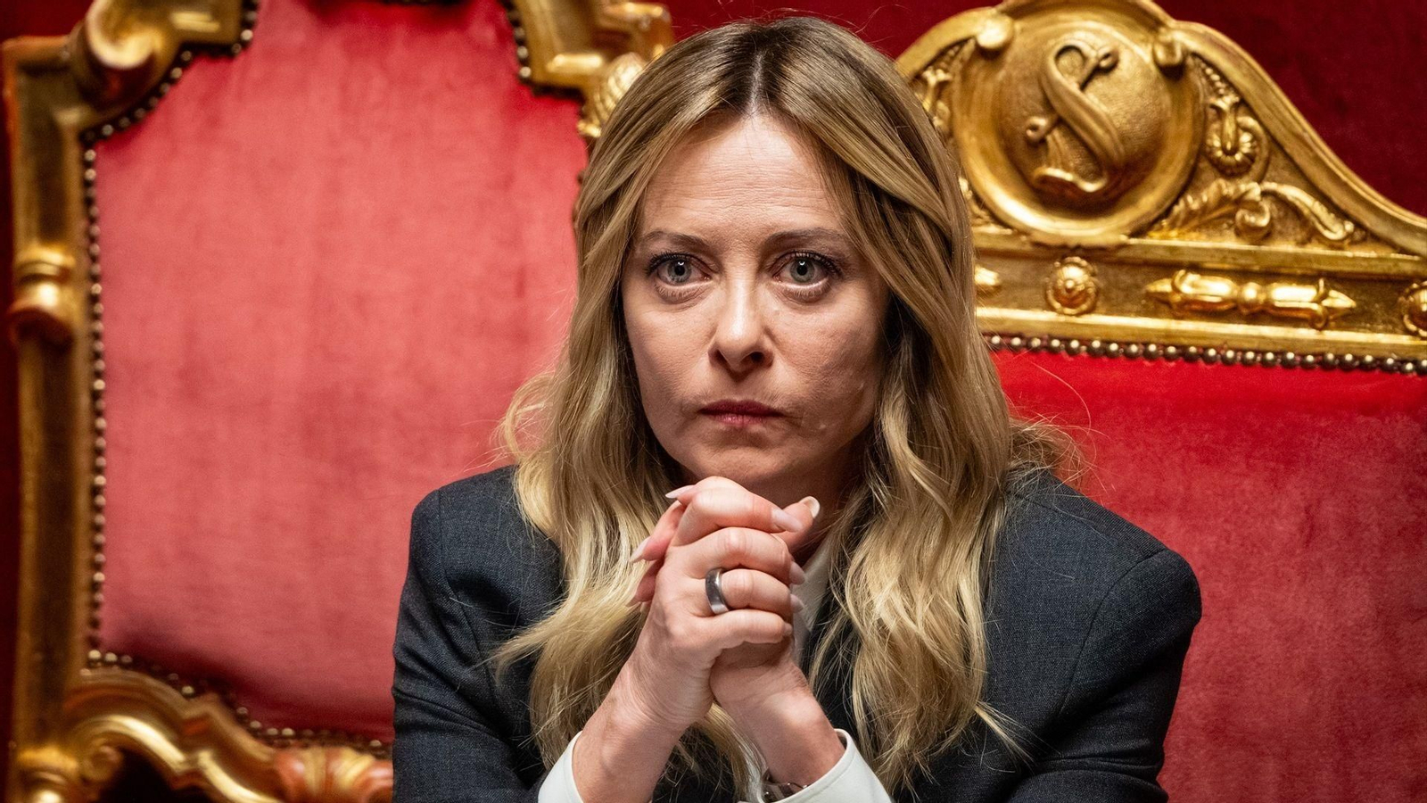 La primera ministra italiana Giorgia Meloni.