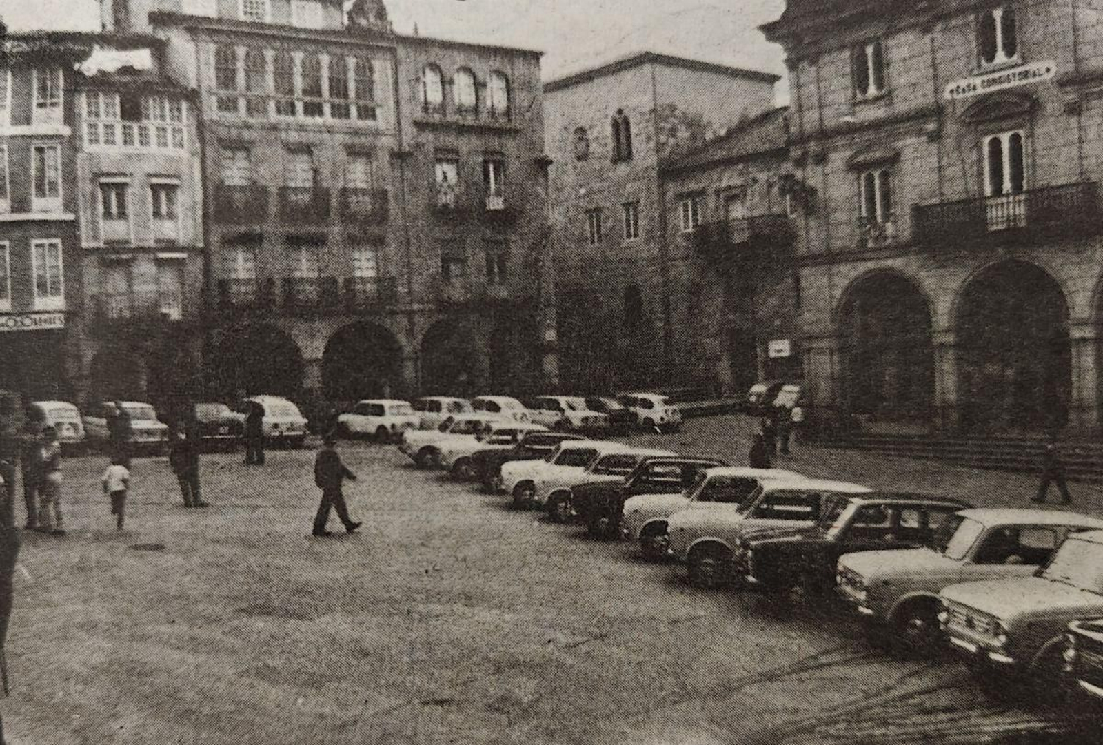 La Casa Consistorial en la Plaza Mayor.