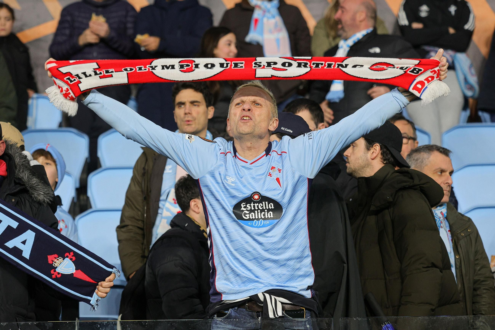 Galería | El Celta recibe al Lille en Balaídos