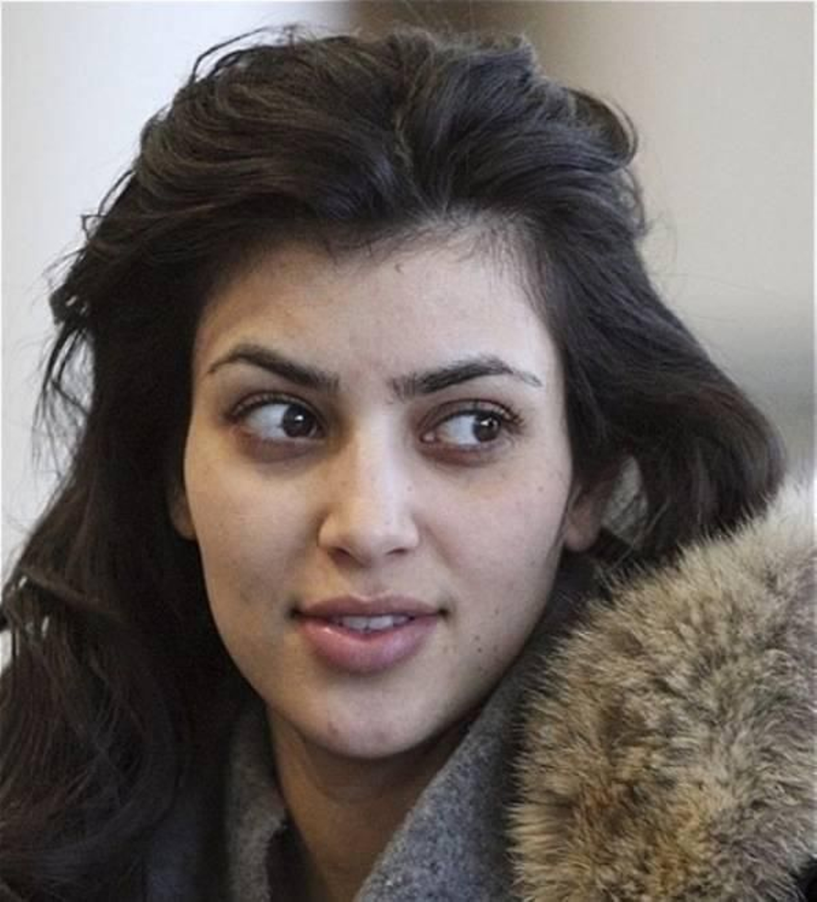 Kim Kardashian sin maquillaje