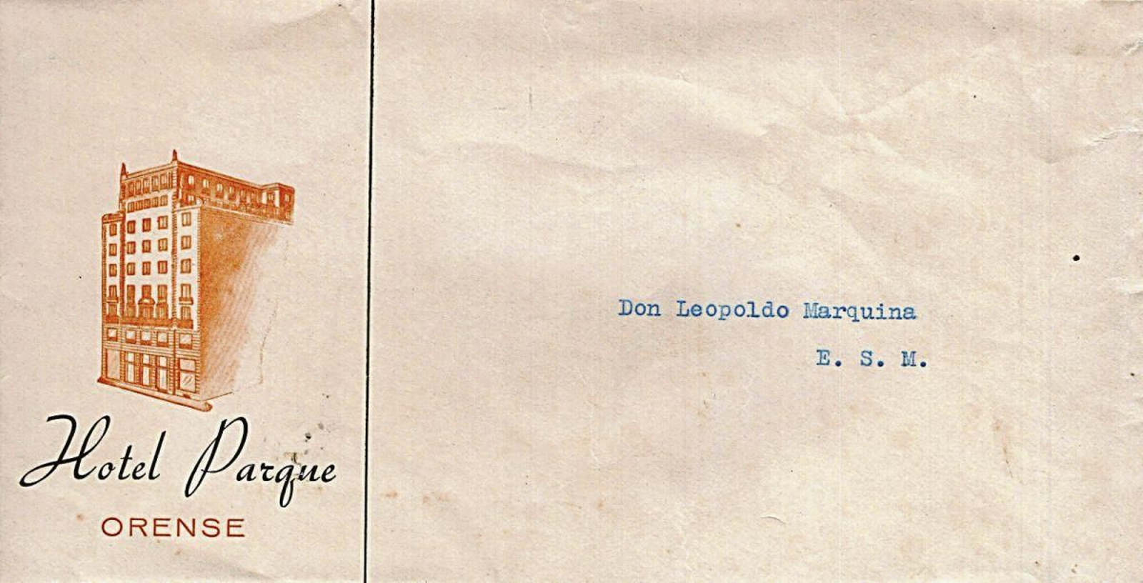 El Hotel Parque muestra su edificio del Parque de San Lázaro. Sigue en pie como vivienda familiar.