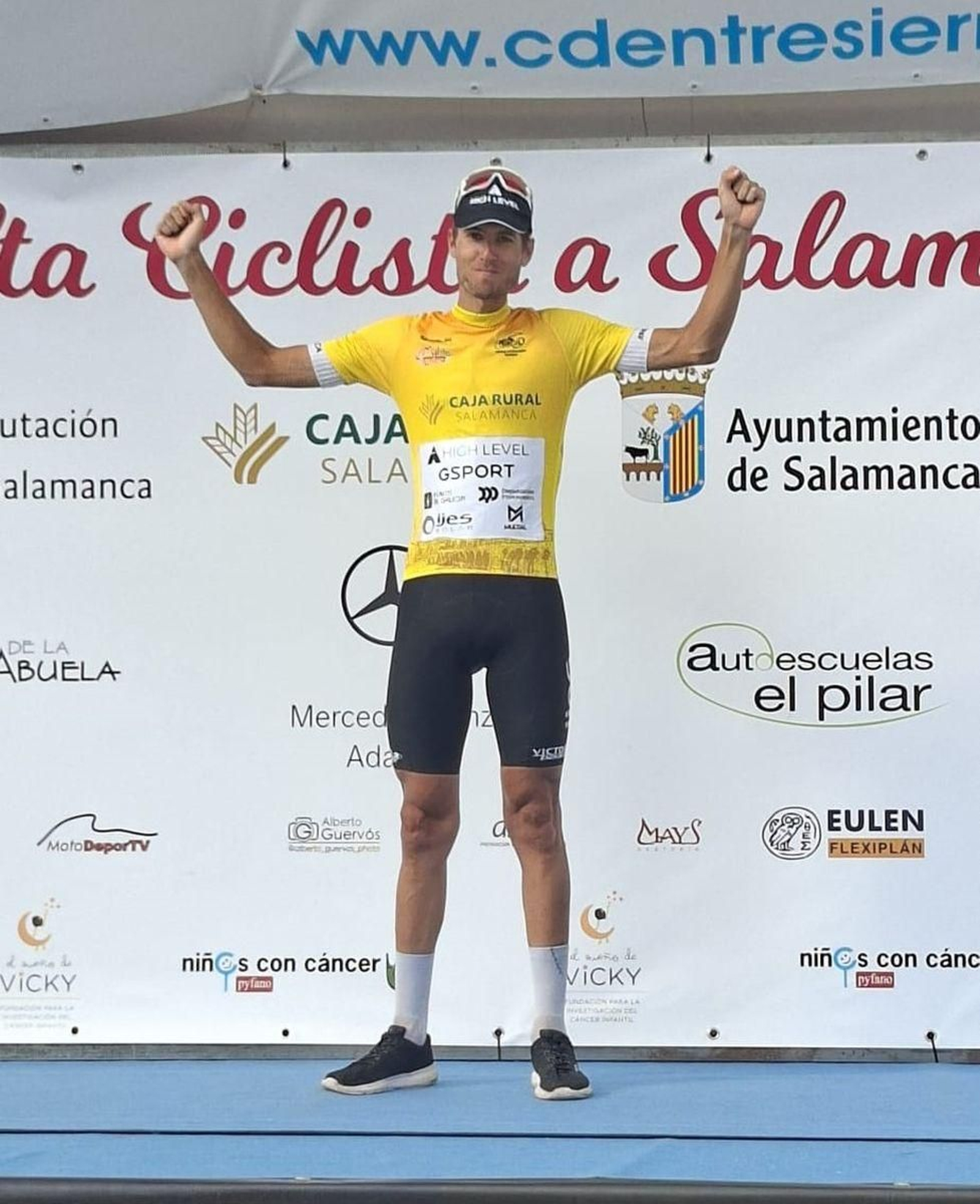 Miguel Moya conquistó el pasado domingo la Vuelta a Salamanca.