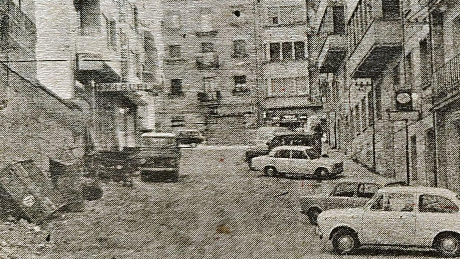 Imágenes de las dos calles que se van a urbanizar