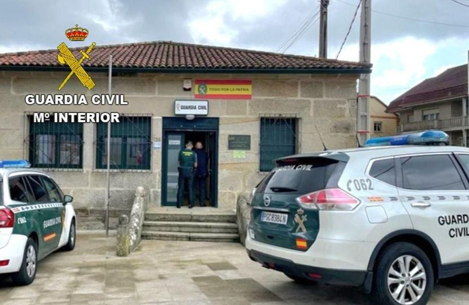 El atracador fue detenido por la Guardia Civil de Soutomaior.