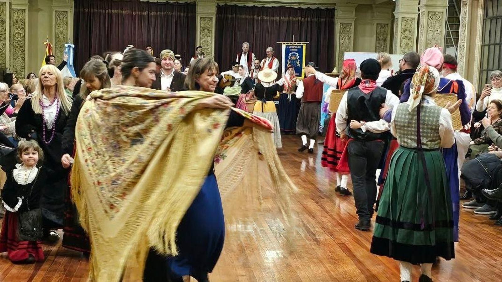 Participantes en el desfile