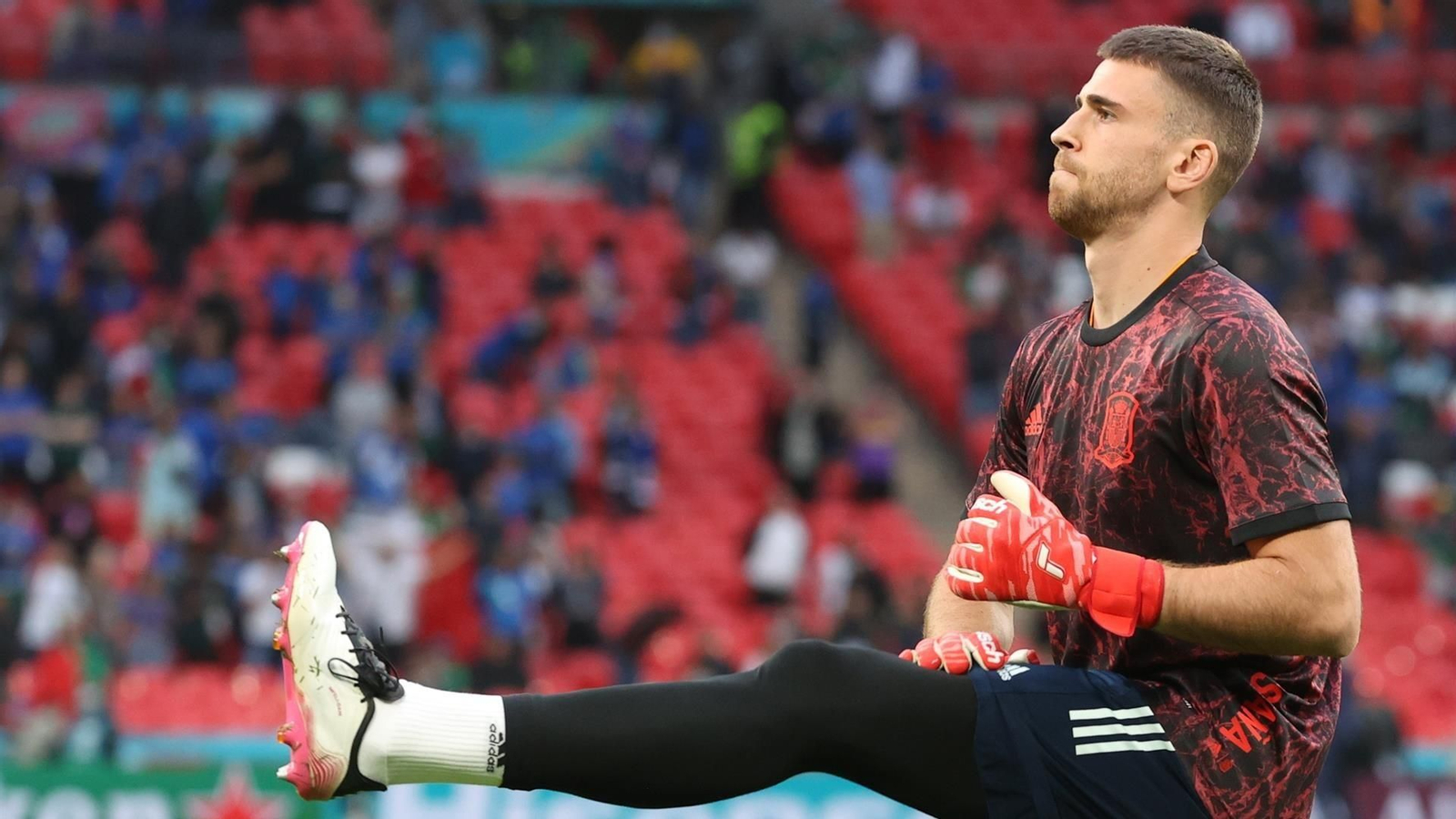 El portero de la selección española Unai Simón.