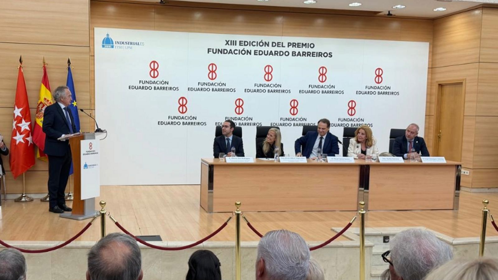 Acto de entrega del premio de la Fundación Eduardo Barreiros