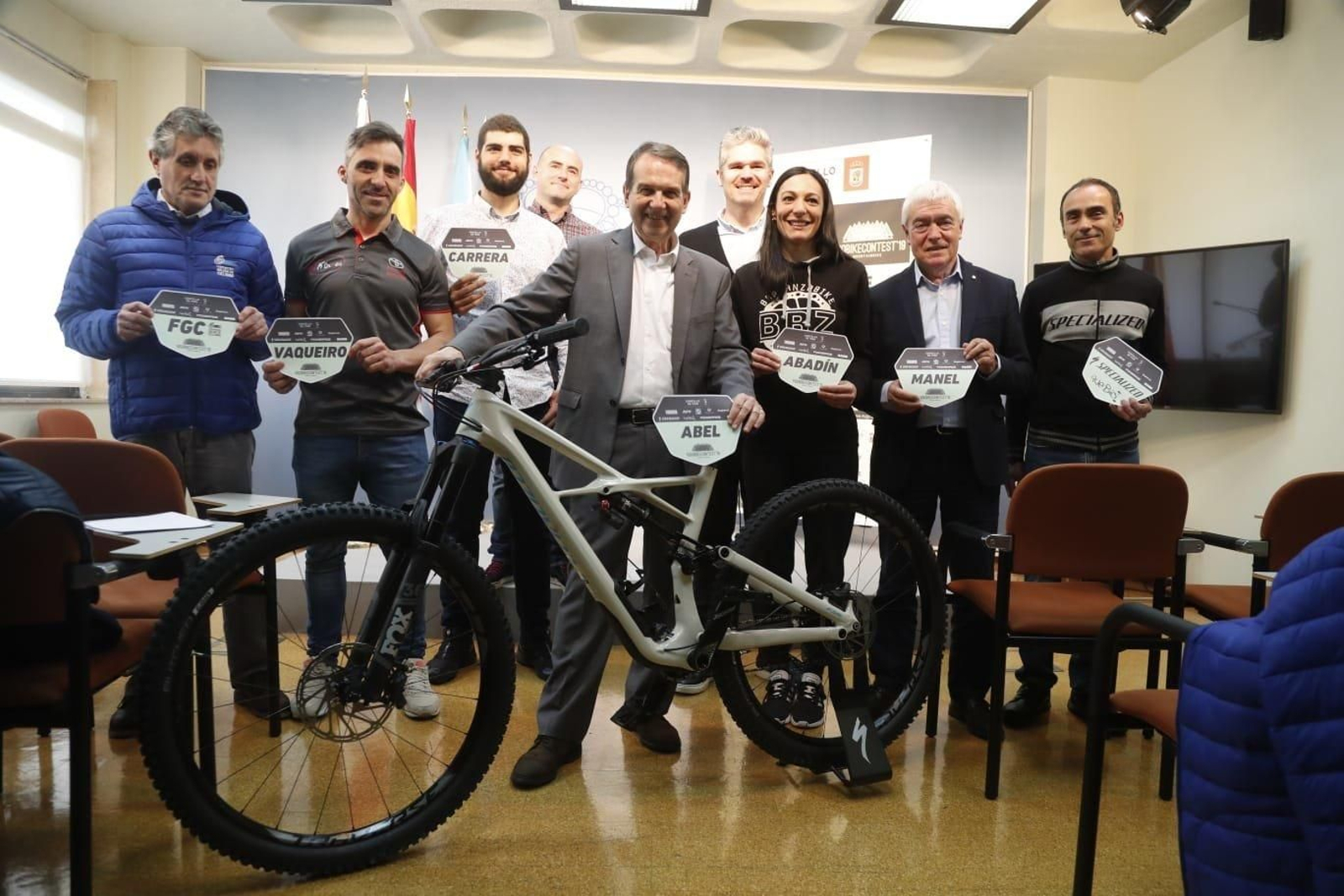 Caballero presentó esta mañana la Vigo Bike Contest // JV Landín
