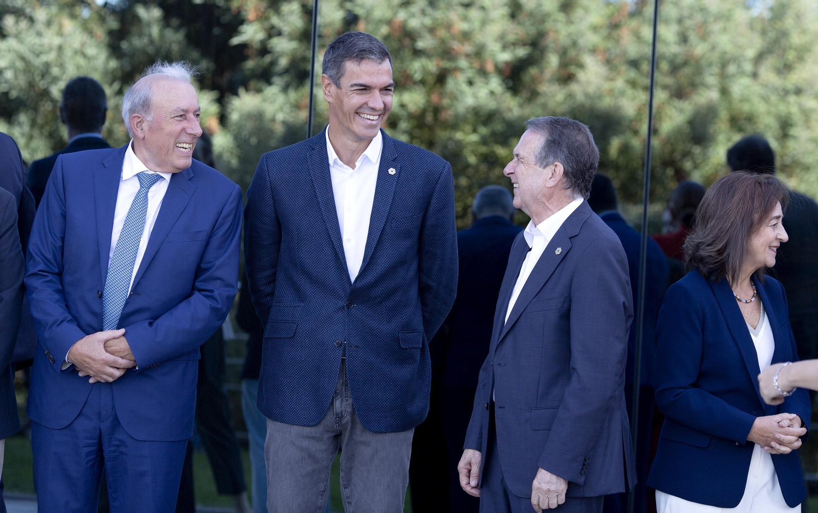 Galería | Pedro Sánchez visita las instalaciones de Delta Vigo en el PTL de Valadares
