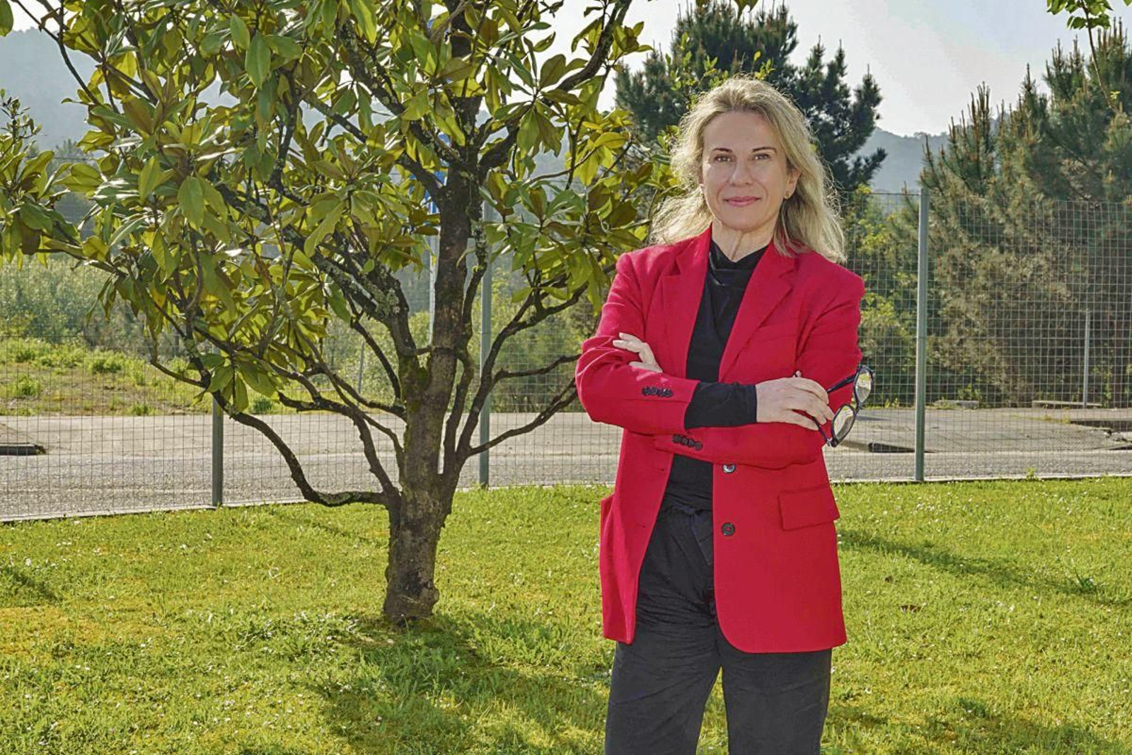 Arancha Mañas es la CEO de la empresa viguesa PMA Nutrigras, con planta en Mos.