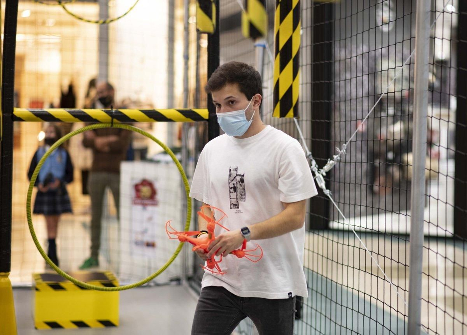 Christian García é un dos monitores do obradoiro.