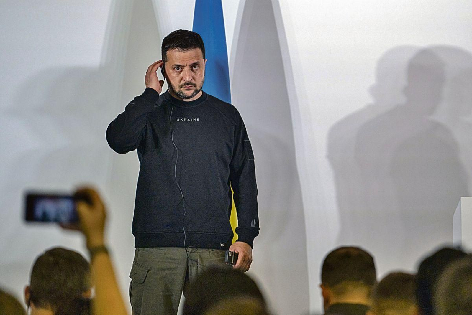 El presidente de Ucrania, Volodímir Zelenski, en Hiroshima.