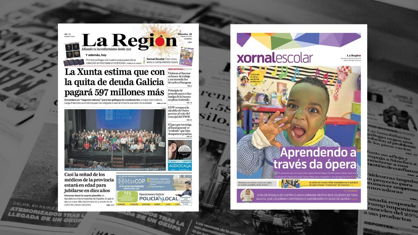 Las portadas de hoy.