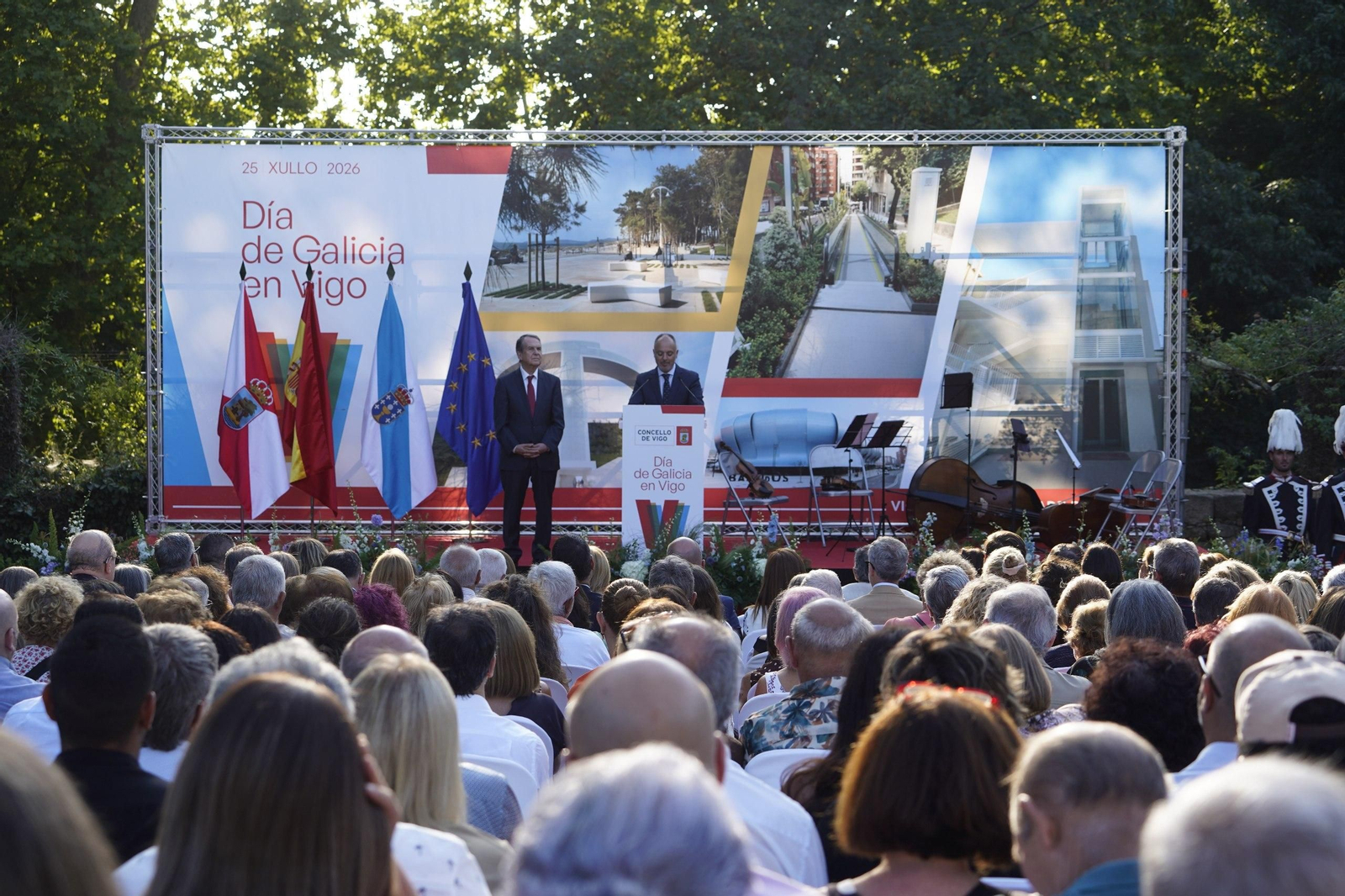 Galería | Vigo celebra o Día de Galicia cun acto en Castrelos