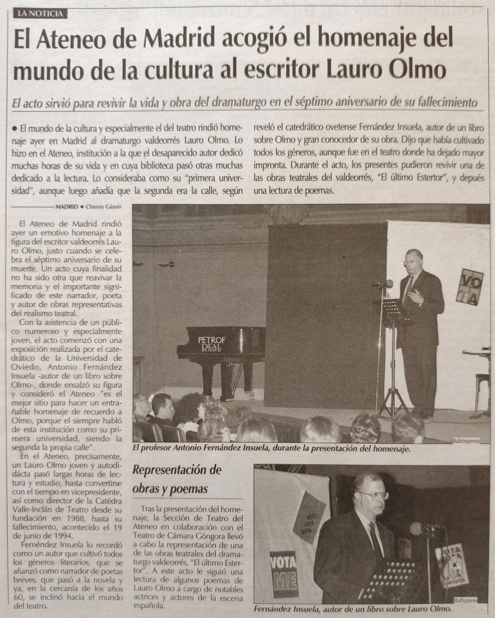 22 de junio de 2001.