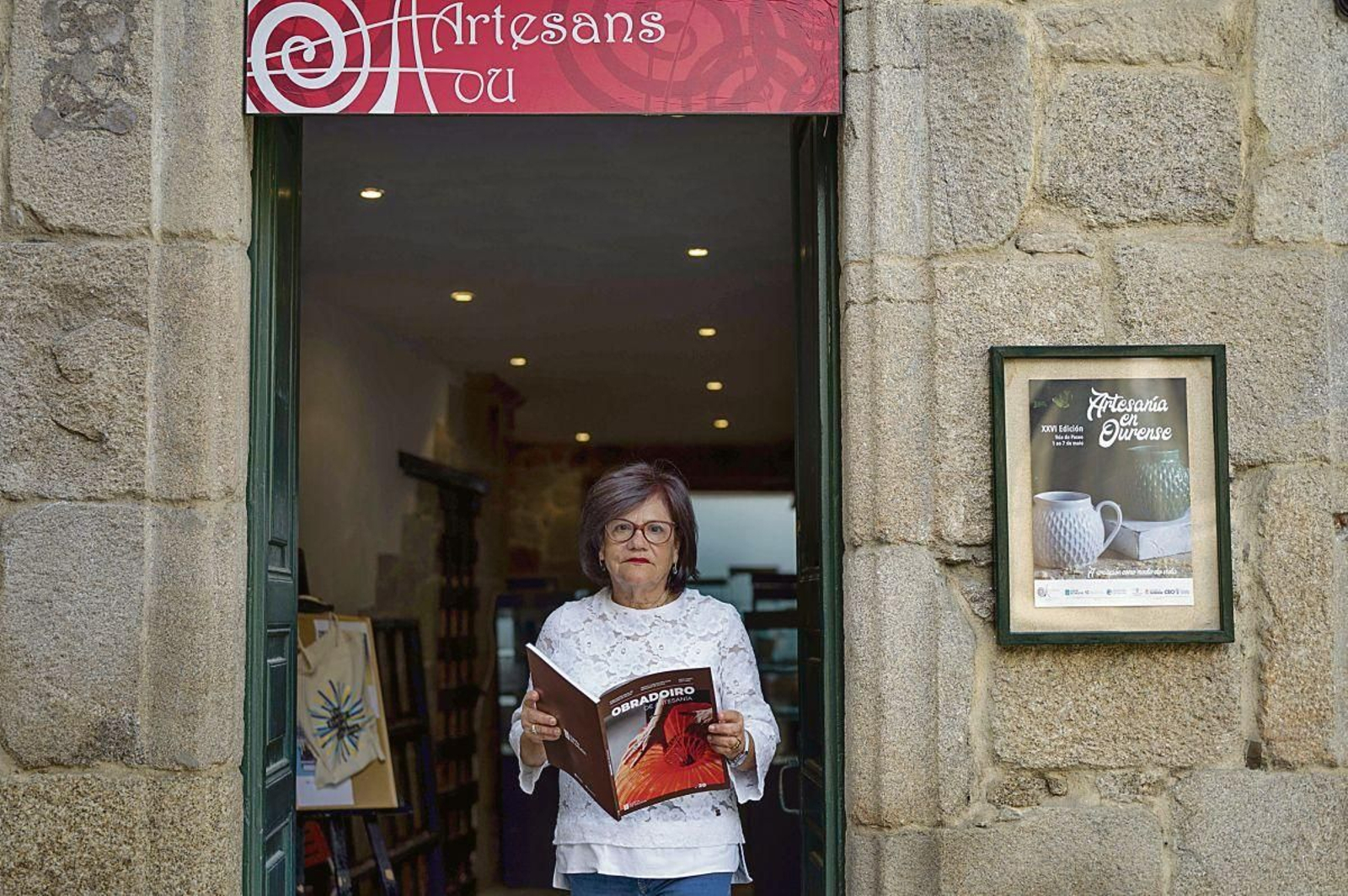 Olga Santos, en la asociación.
