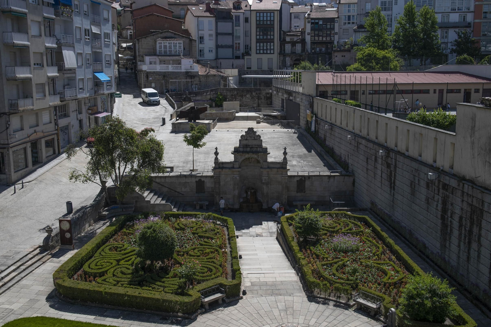 El evento se celebraría en los jardines tras el centro de interpretación.