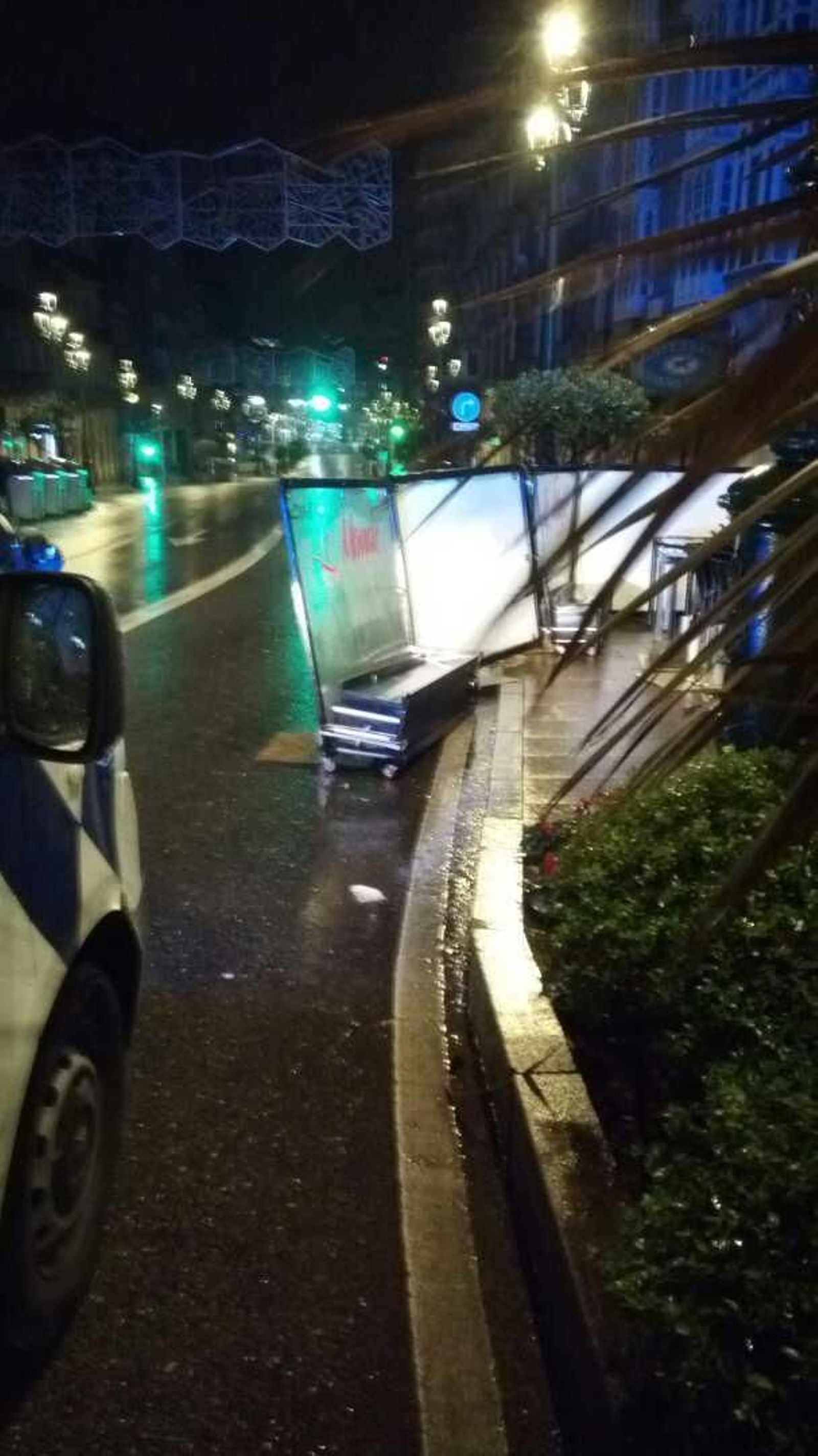 La borrasca Gaetan entra con fuerza en Vigo