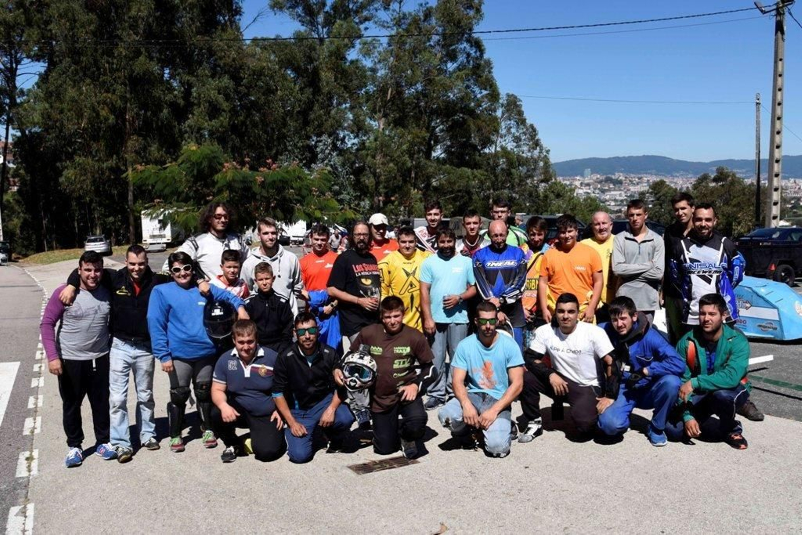 Sexta bajada Ciudad de Vigo, no monte O Campaneiro Foto Lanfoco12