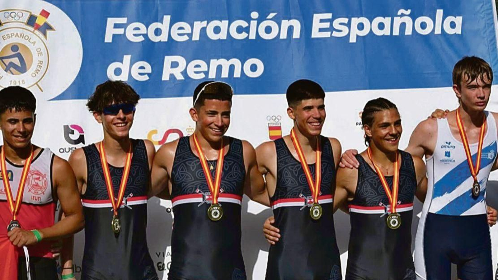 El cuatro sin timonel cadete se proclamó campeón de España.